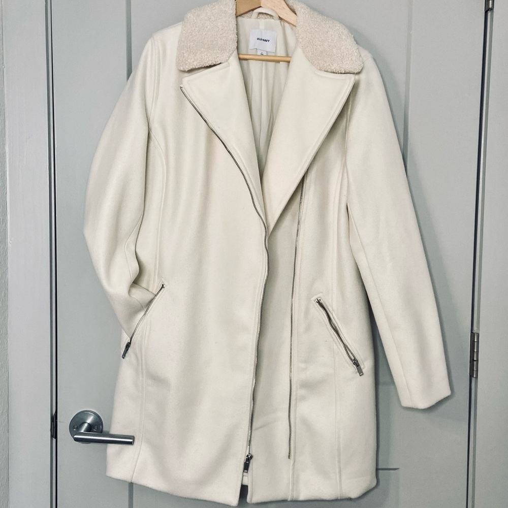 White Old Navy Coat